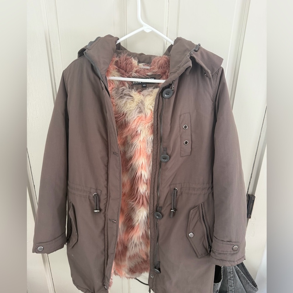 Steve Madden Ski Jacket with Fur